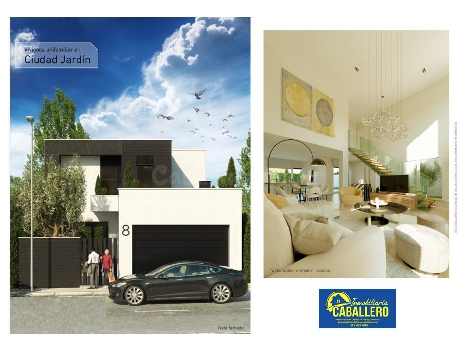 Vivienda exclusiva con jardín, piscina privada y garaje en C