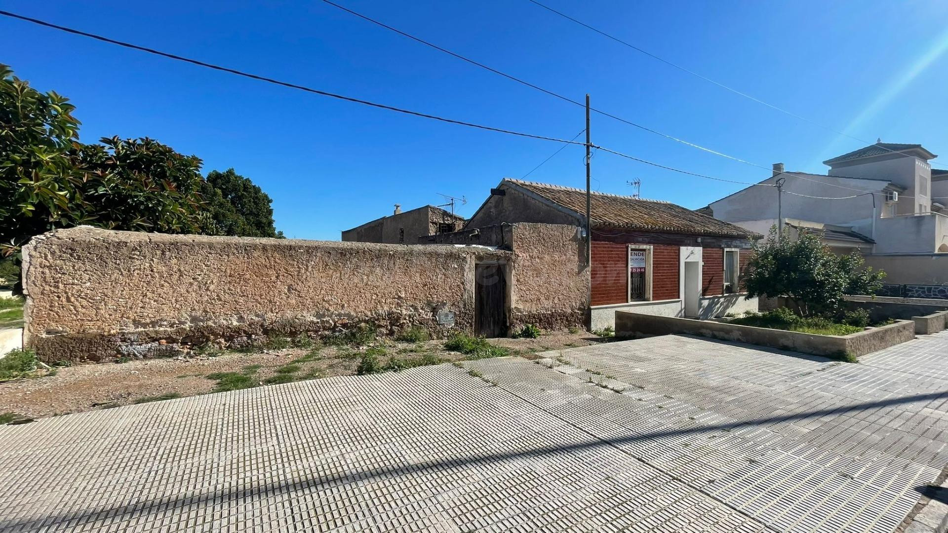 ️ PARCELA URBANA PARA PROMOCIÓN DE 11 VIVIENDAS – MOLINO MARFAGONES (CARTAGENA)