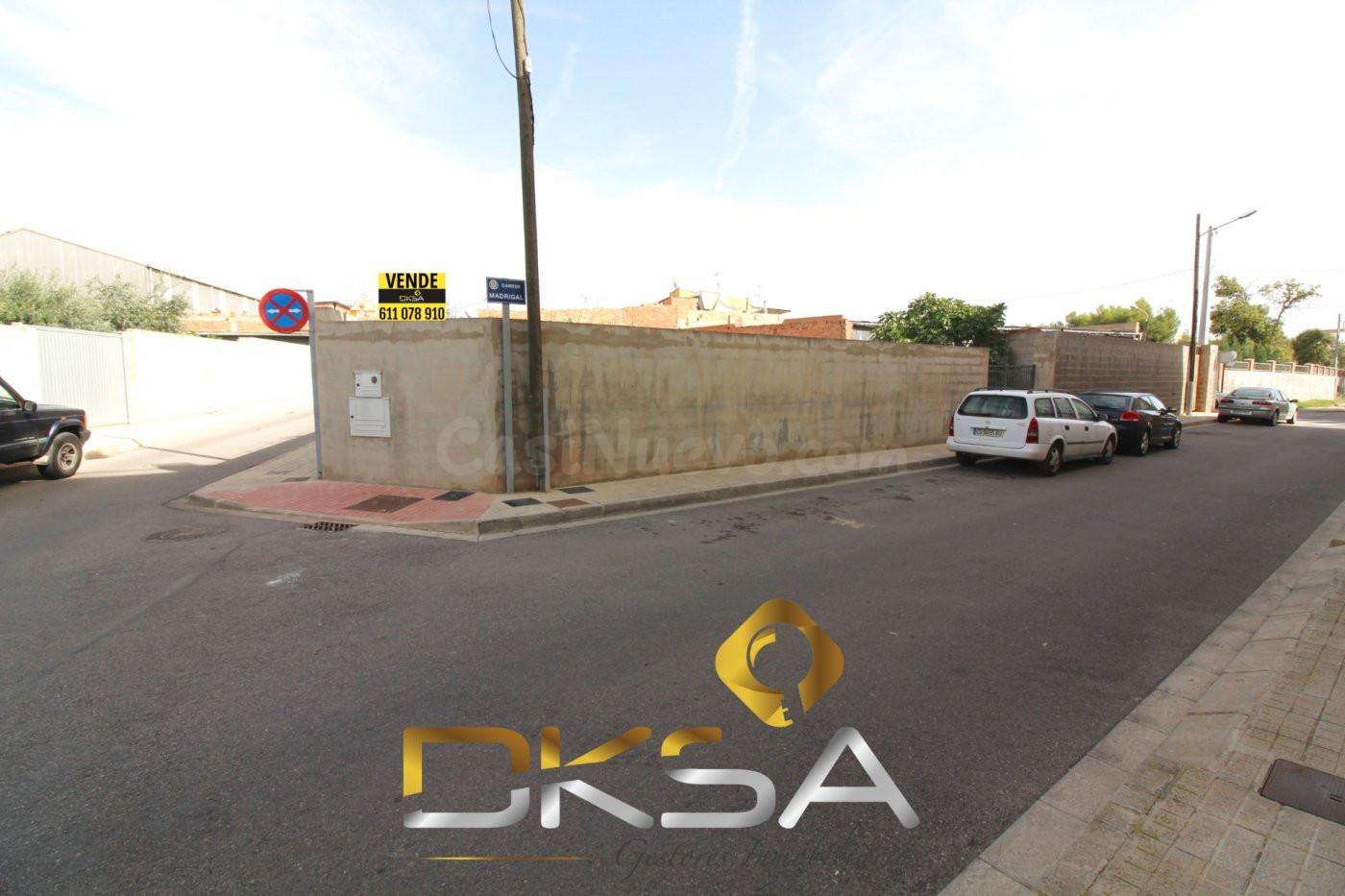 Terreno urbano con 548m2 listo para construir en Calle Madrigal, Vila-real