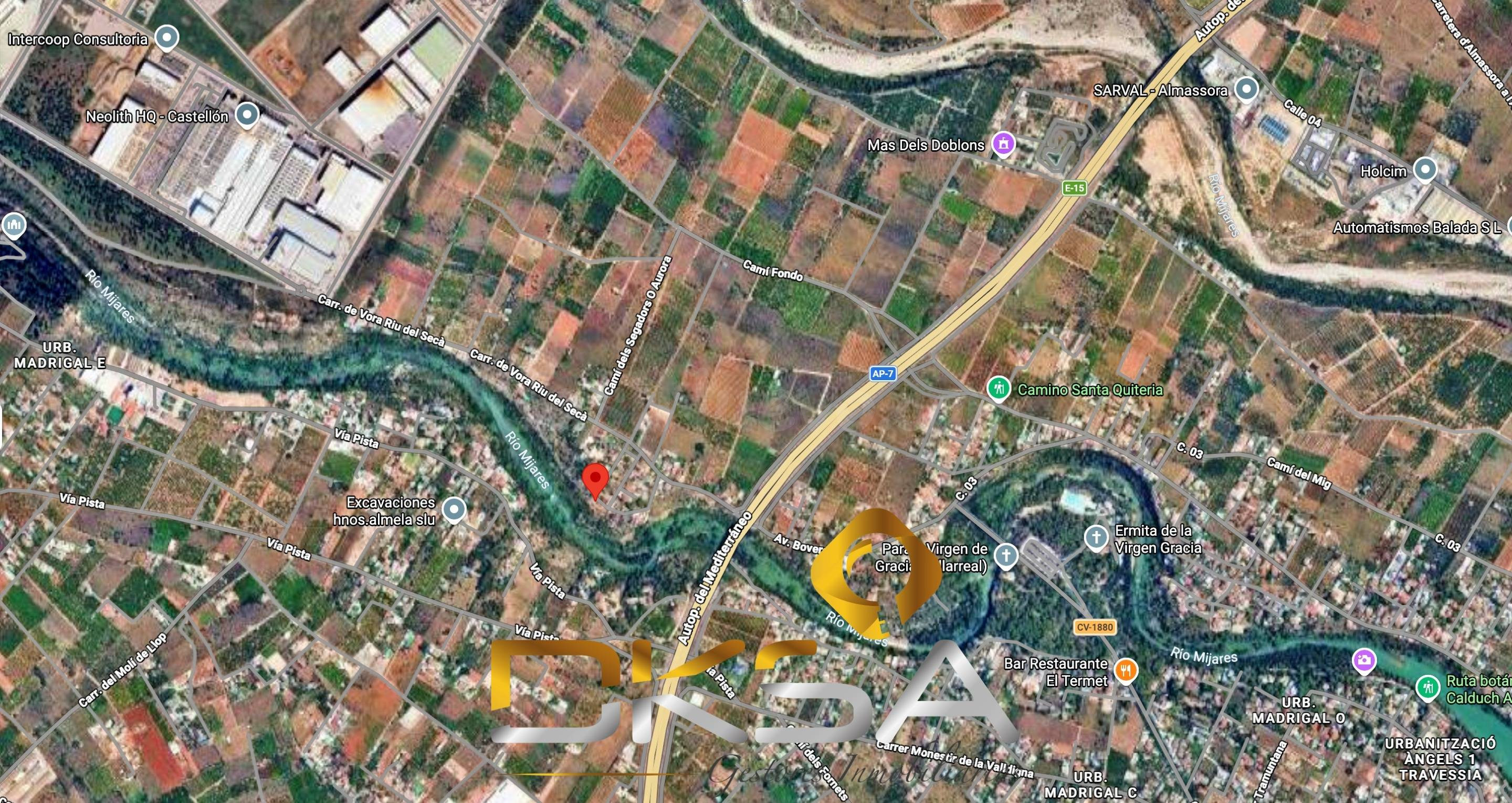 A la venta amplio terreno rústico a un paso del Río Mijares, Almazora