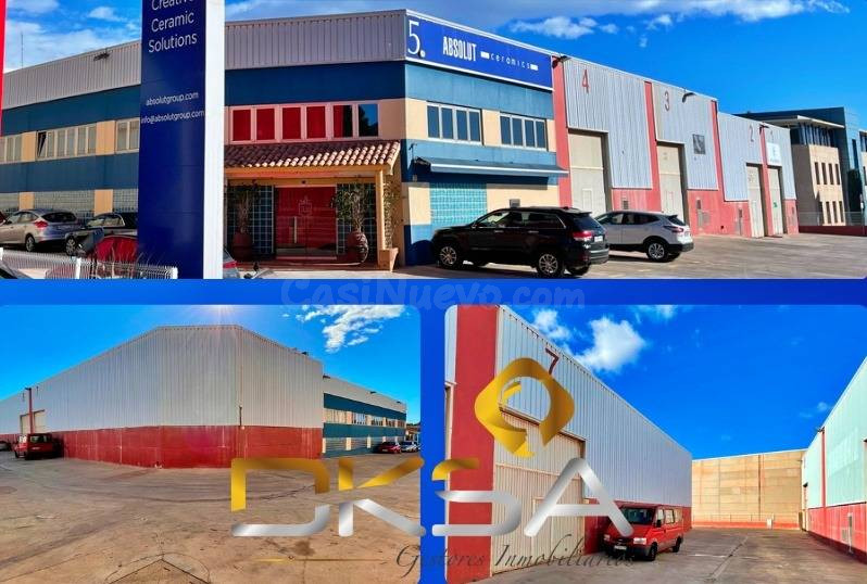Nave industrial esquinera con oficinas equipadas y más de 1.100 m2 en l’Alcora