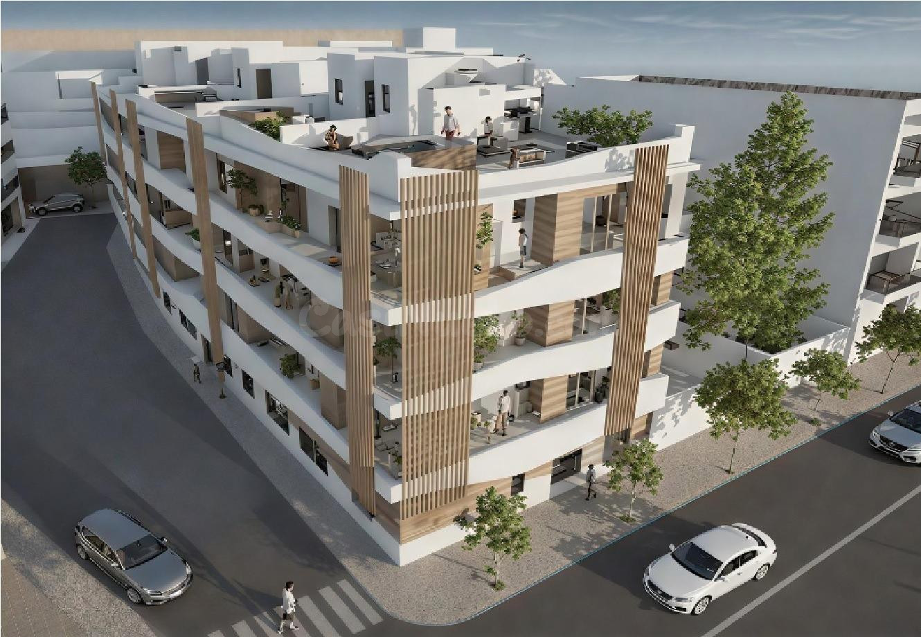 UN RESIDENCIAL EXCLUSIVO construido en el centro urbano del Puerto de Mazarrón