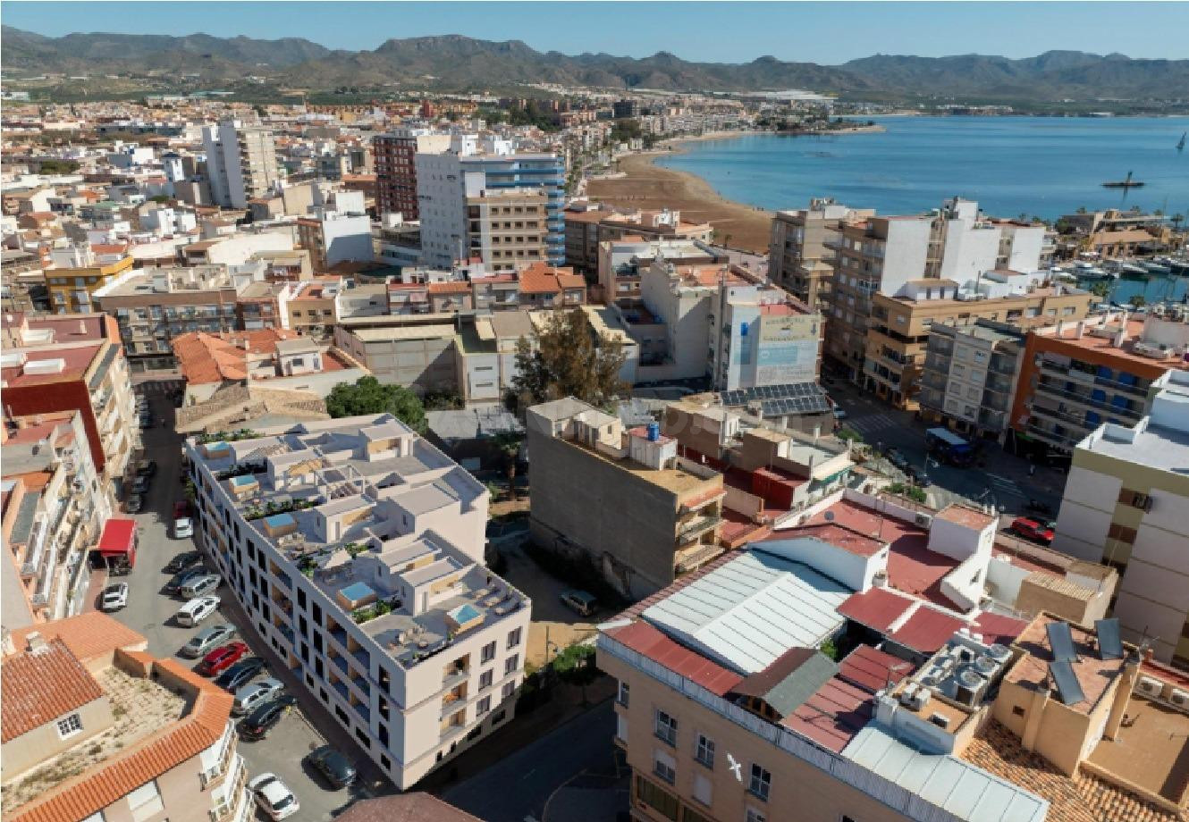 UN RESIDENCIAL EXCLUSIVO construido en el centro urbano del Puerto de Mazarrón