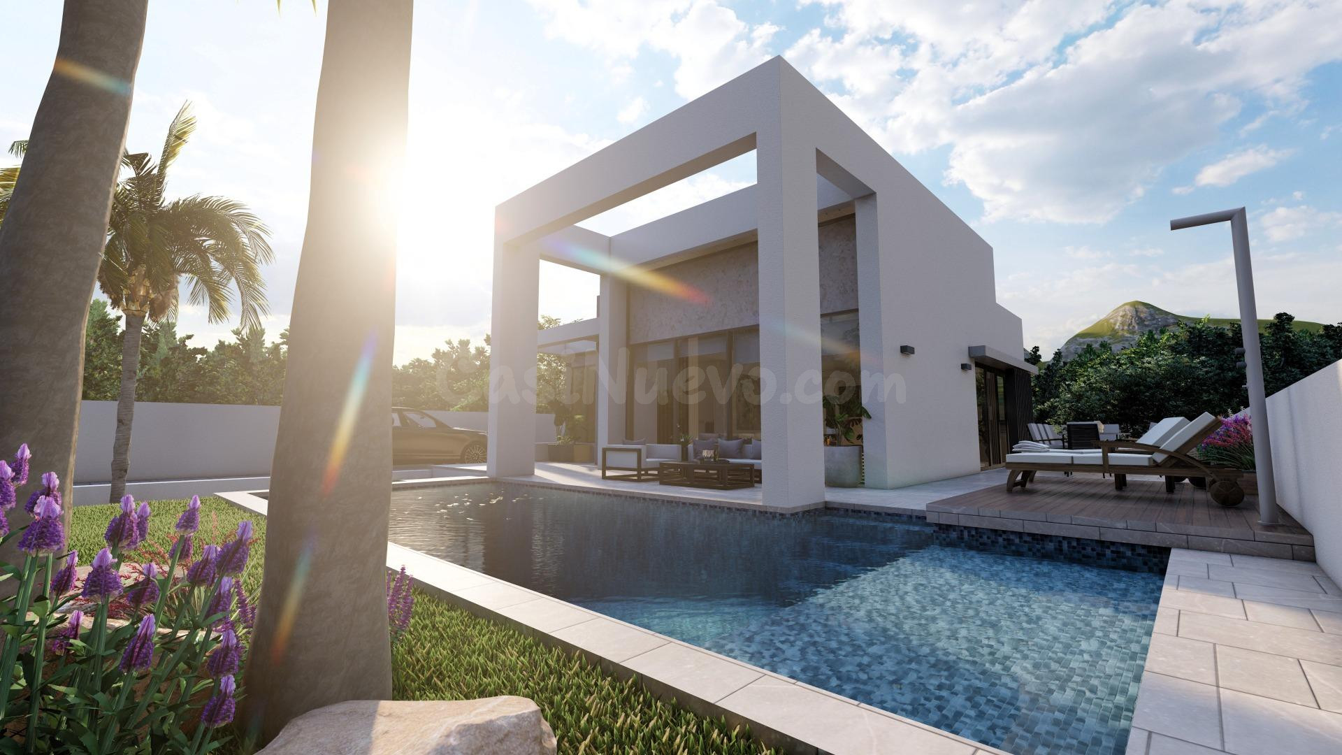 IMPRESIONANTE VILLA DE LUJO DE 3 DORMITORIOS CON PISCINA PRIVADA - ZONA CIUDAD QUESADA -
