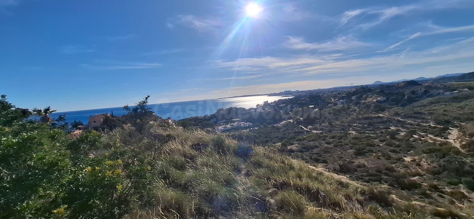 Terreno urbano con vistas al mar en Coveta Fumá – El Campello