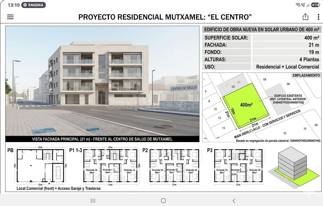 OPORTUNIDAD ESTRATEGICA EN MUXAMEL: TERRENO URBANO