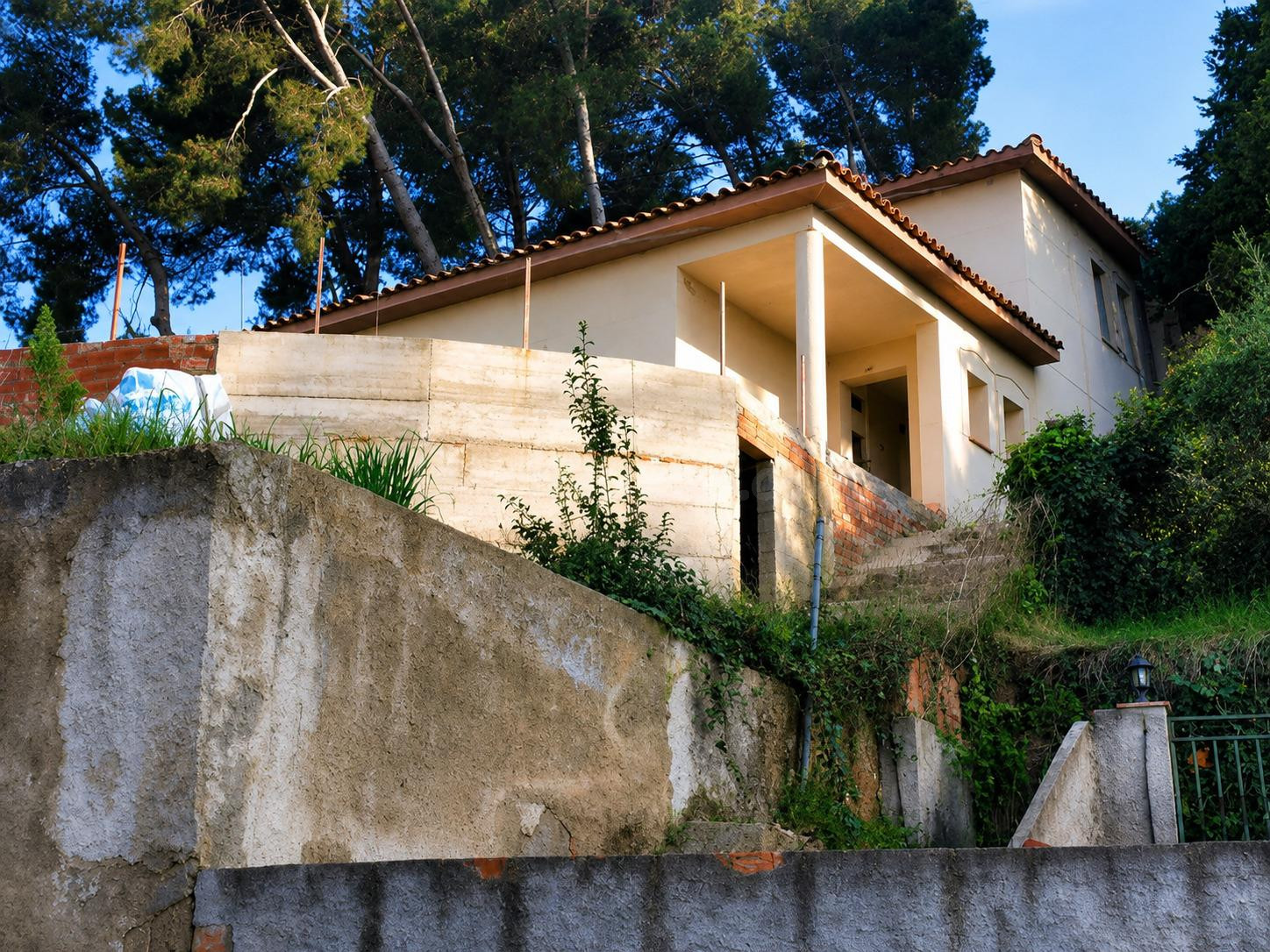 Vivienda unifamiliar en construcción en Can Canals (Piera)