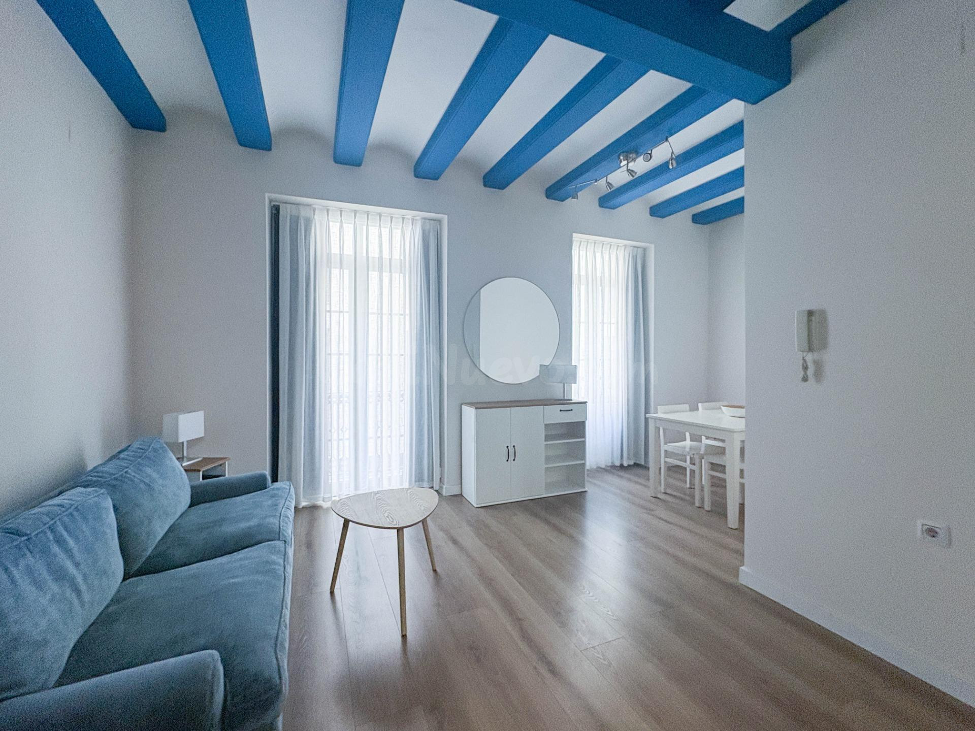 ALQUILER DE PISO CON ENCANTO EN EL CENTRO HISTORICO DE UNA HABITACIÓN Y UN BAÑO