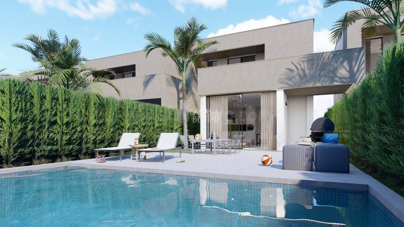 VILLAS DE OBRA NUEVA EN LOS URRUTIAS, MURCIA