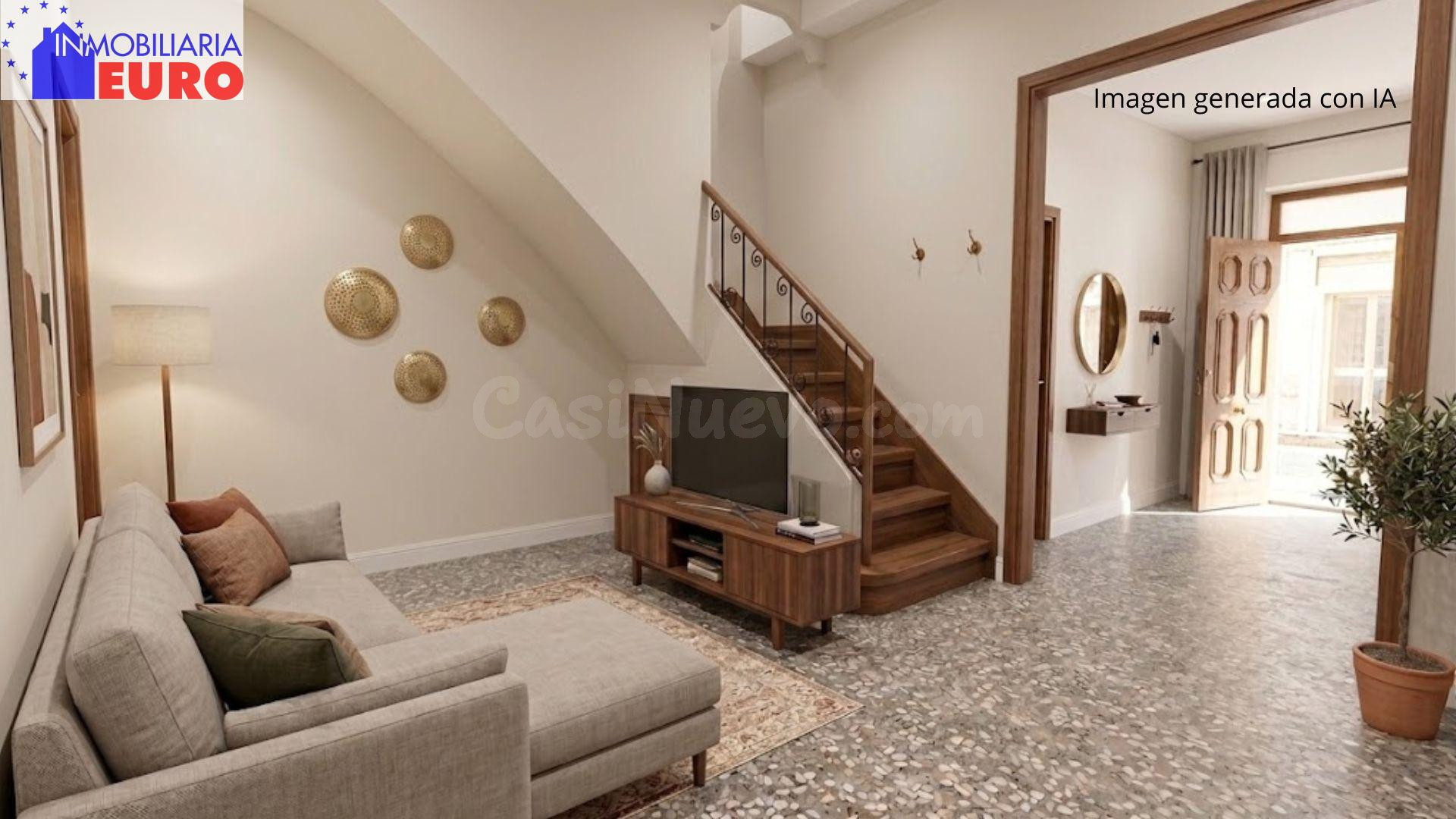 CASA CON FACHADA DE 6 METROS. CENTRO DE TAVERNES, PARA REFOR - foto 2