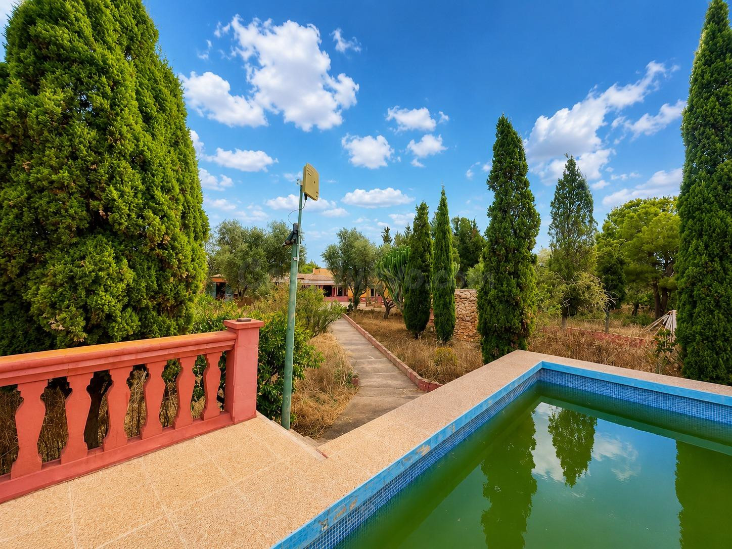 Finca rústica con piscina en Algaida, Mallorca ☀️