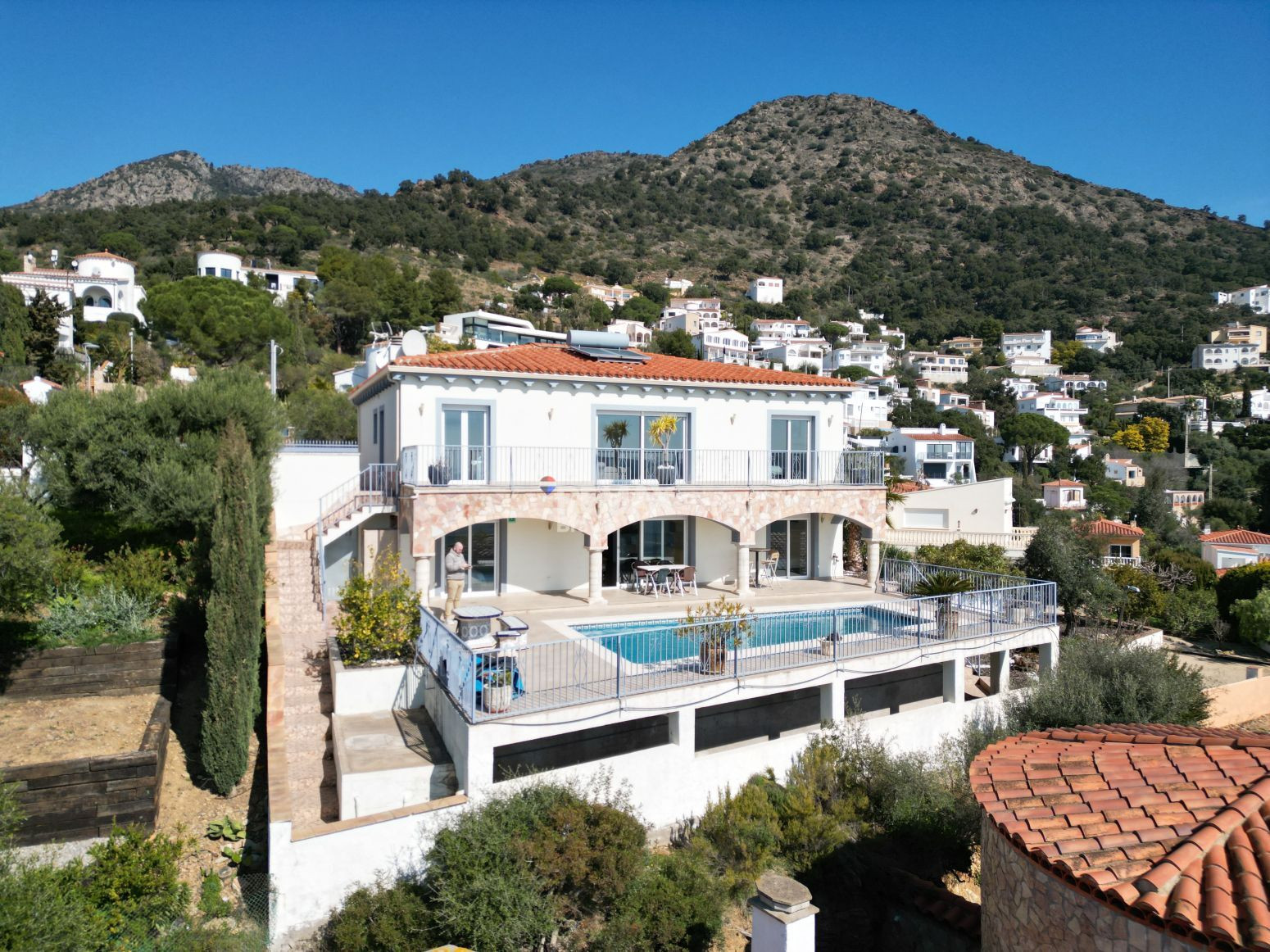 Roses, Mas Fumats | Exclusiva villa con vistas al mar, piscina y dos viviendas independientes