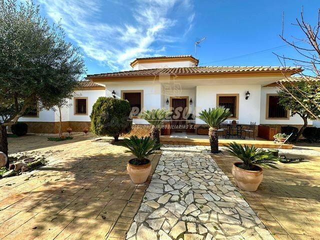 CTRA. AEROPUERTO - Parcela de 1.550 m con espectacular casa con piscina y salón campero.
