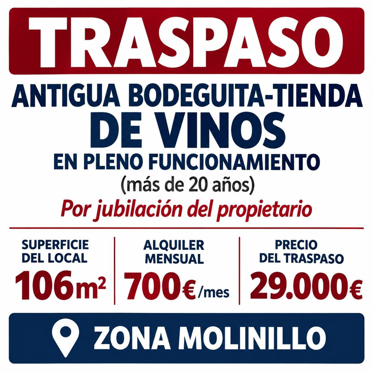 Tienda de alimentación en traspaso en Calle San Bartolomé, 7