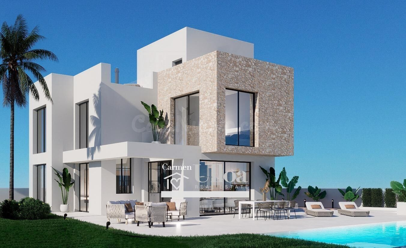 VILLA DE DISEÑO MODERNO EN FINESTRAT CON VISTAS PRIVILEGIADAS