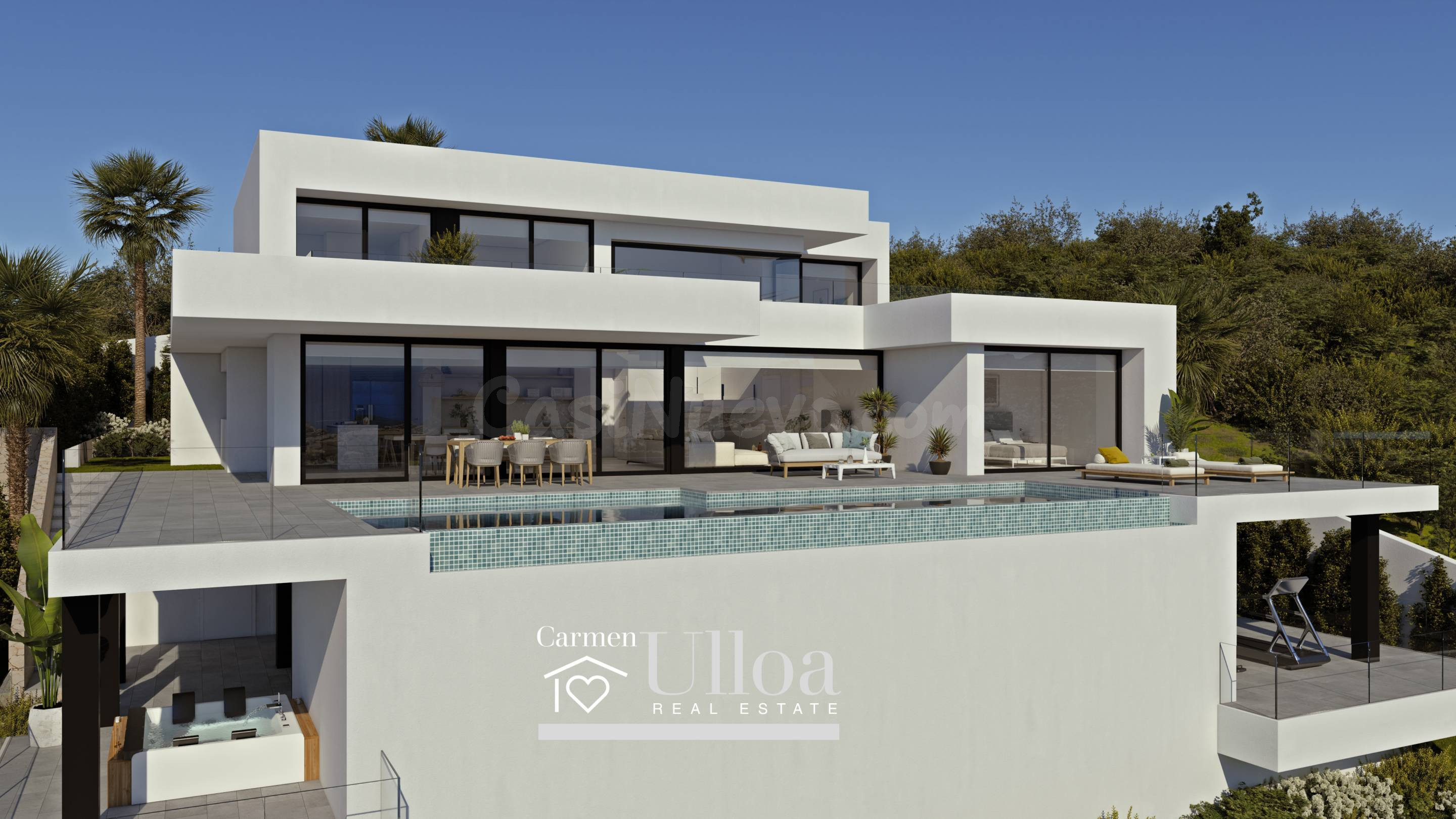 EXCLUSIVA VILLA DE LUJO CON PISCINA INFINITA Y VISTAS AL MAR MEDITERRÁNEO