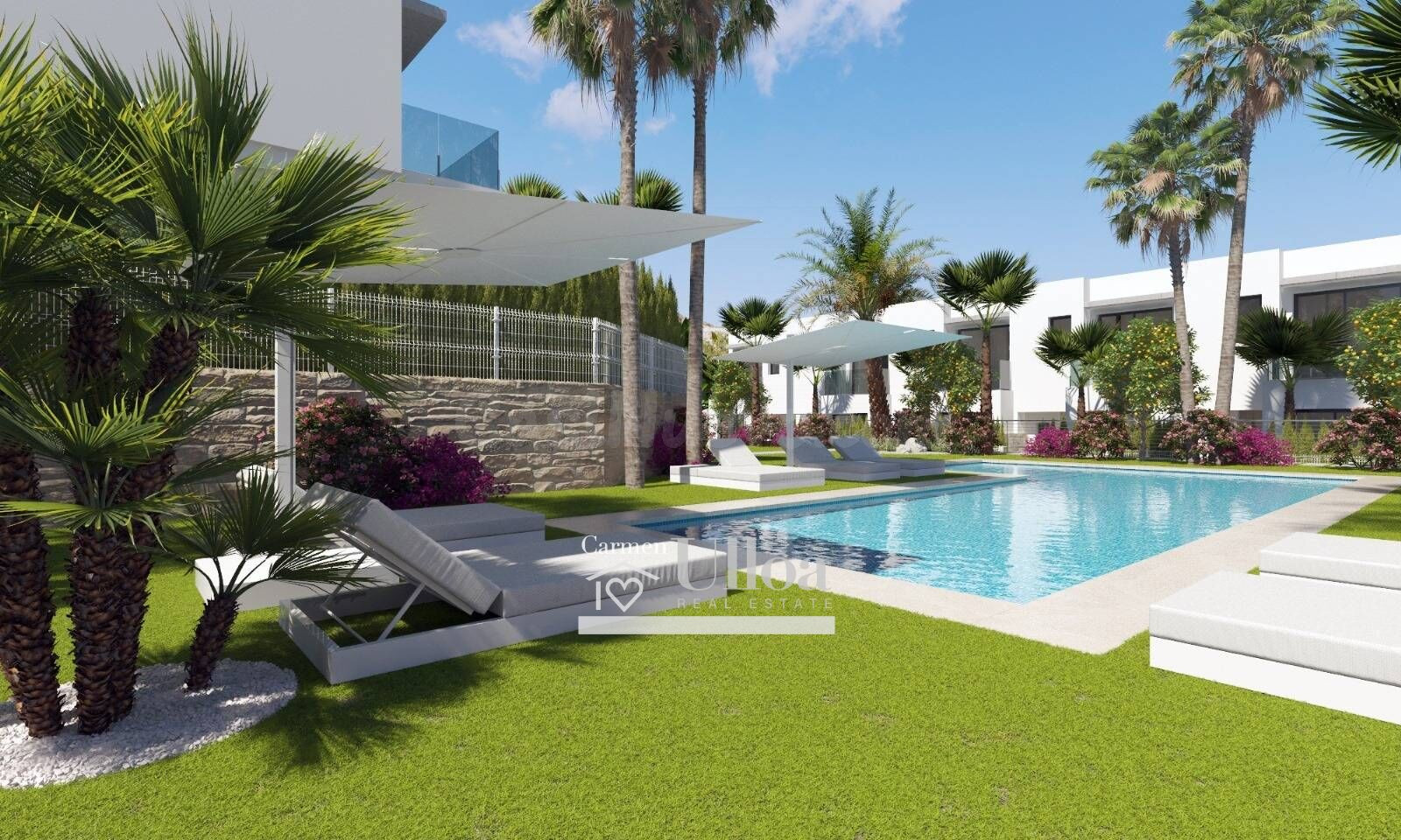 ADOSADOS LUMINOSOS CON JARDÍN PRIVADO EN FINESTRAT HILLS