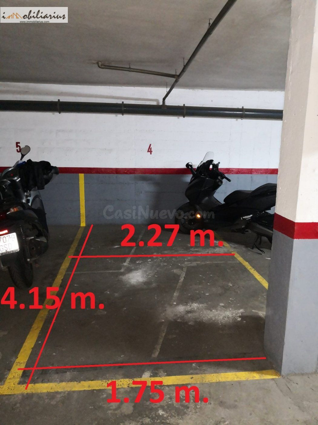 C/ MORALES, 50 (PLAZA DE COCHE ALQUILADA A 4 MOTOS)