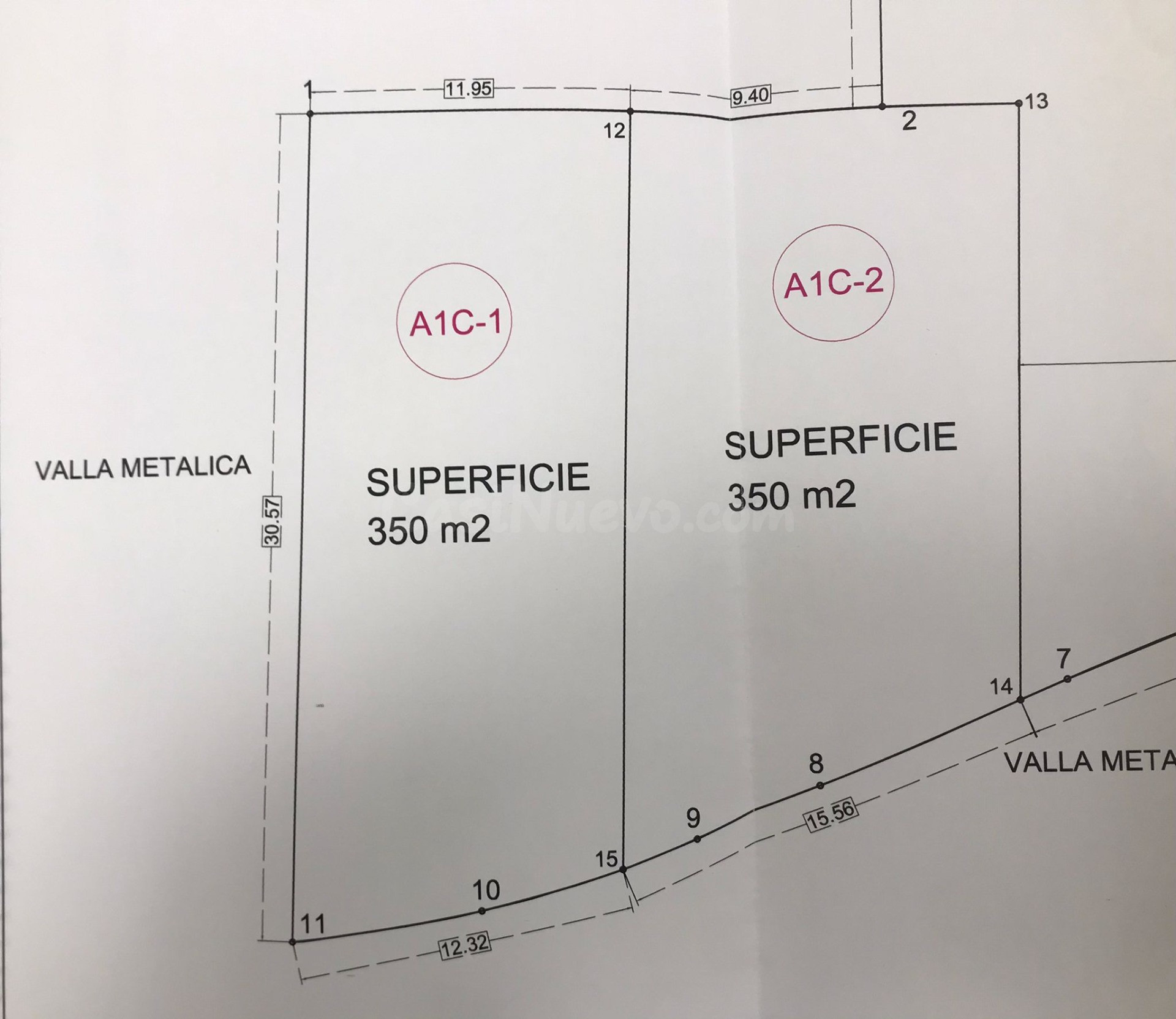 PARCELA DE 700M2 . ZONA CASICA DO. MANUEL  ORIENTACIÓN SUR