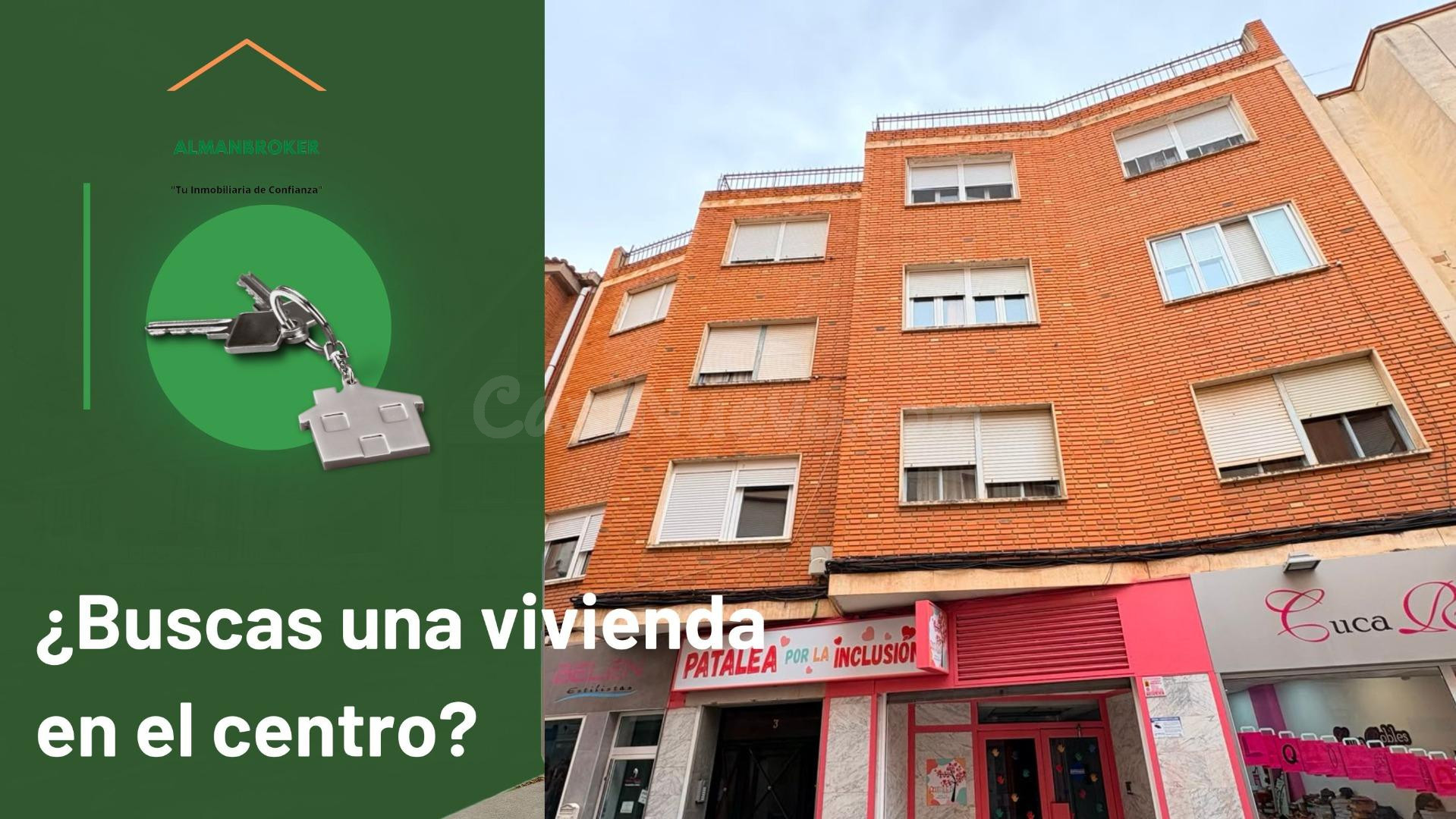 PISO CÉNTRICO Y AMPLIO. MUY LUMINOSO Y CON ASCENSOR