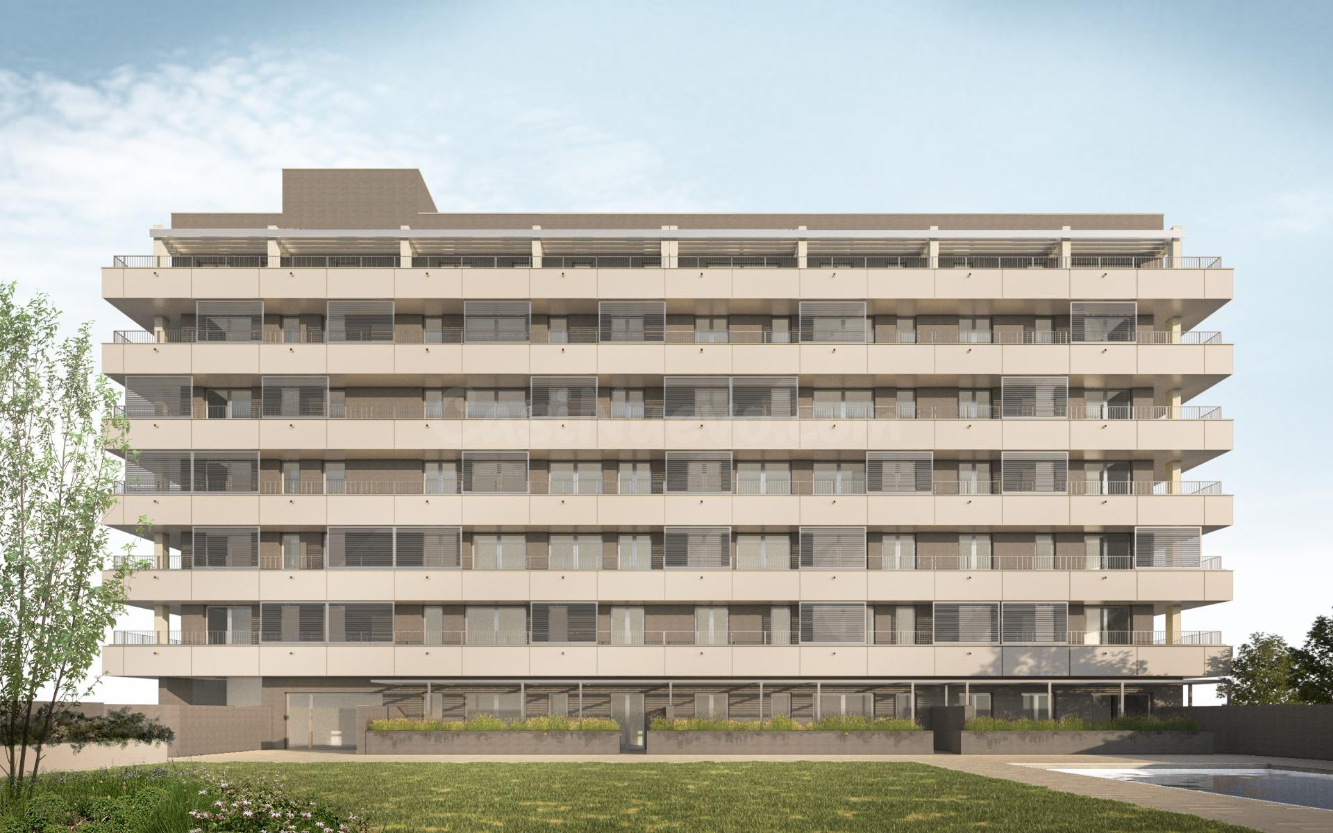 Pisos de obra nueva, en pleno centro de Vallirana, edificio 