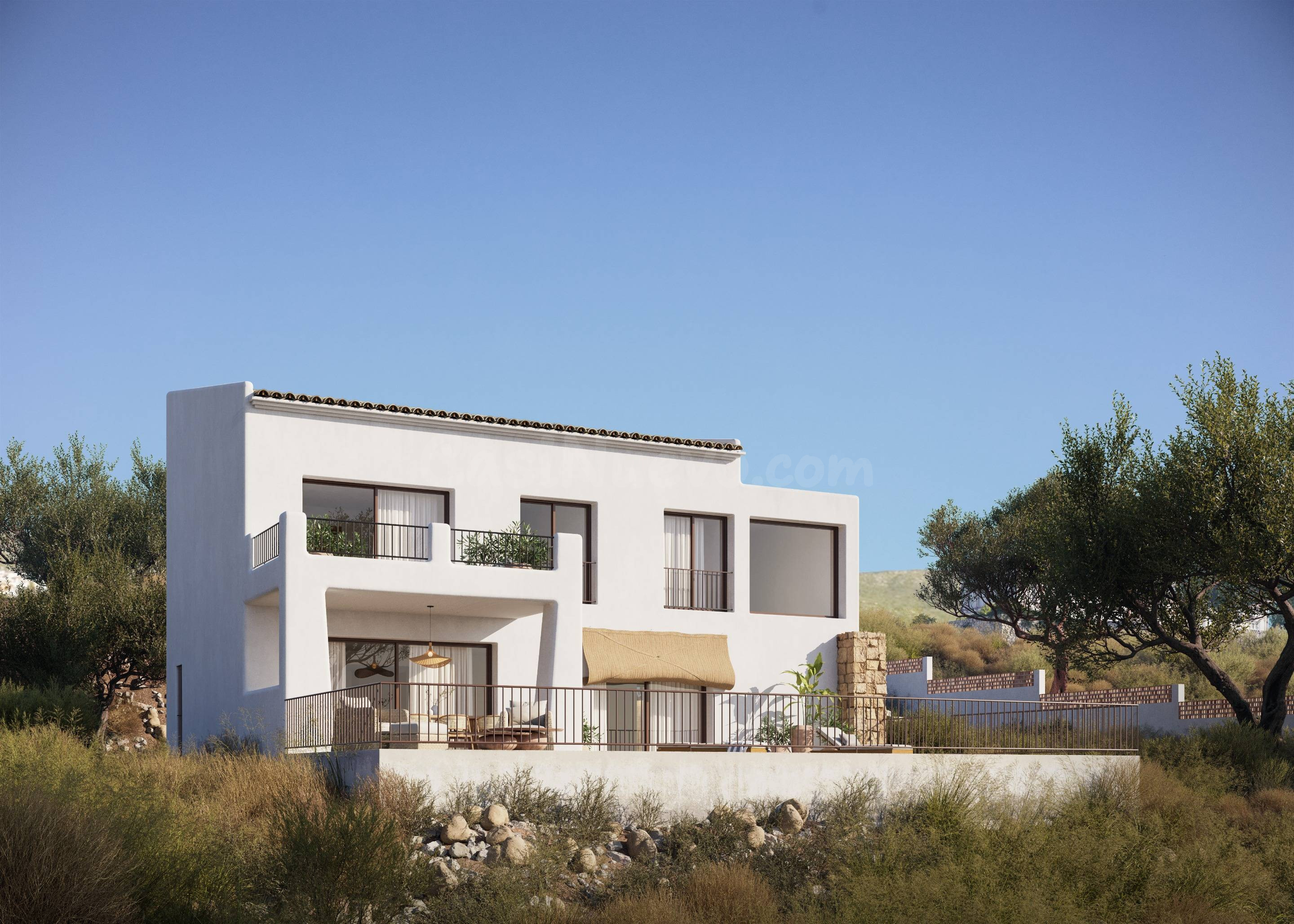 Elegancia mediterránea - Villa de nueva construcción a la venta en Alcalalí