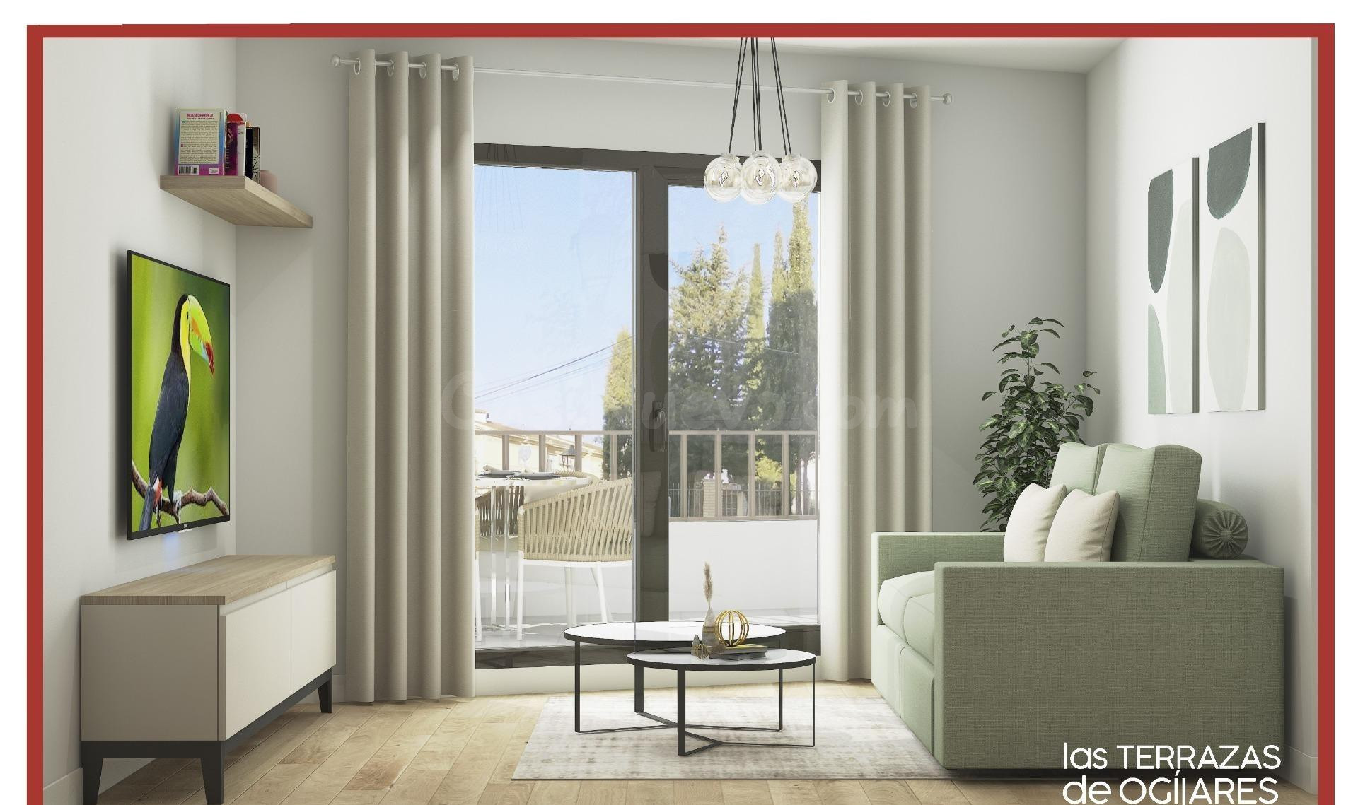 Presentamos una exclusiva vivienda  y gran terraza situada en pleno corazón de Ogíjares, Granada A 6 minutos del PTS