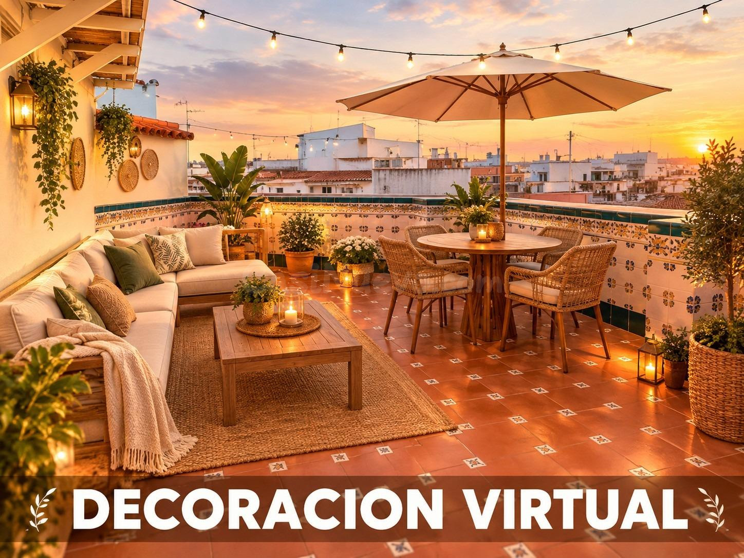 Ático con terraza esquinera de 75m2.
