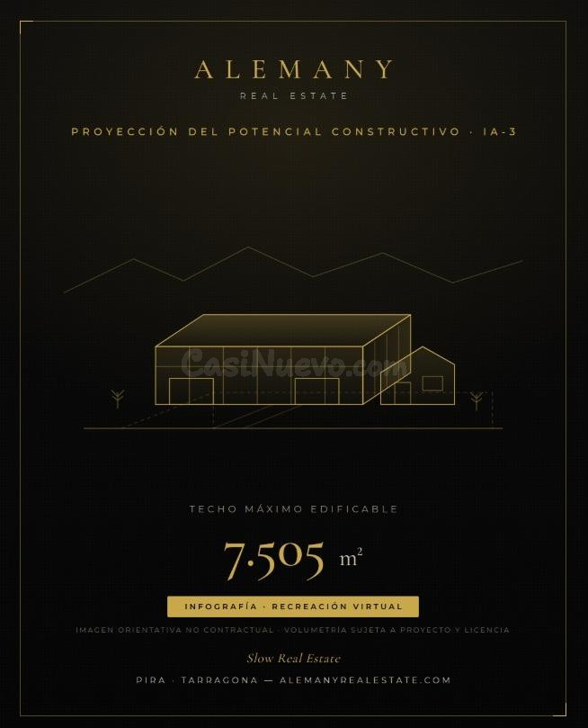 SOLAR INDUSTRIAL DE 9.382 M2 EN PIRA
