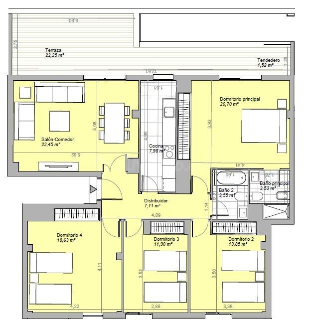 Espectacular Ático de 4 habitaciones con Gran Terraza, Garaje y Trastero Doble