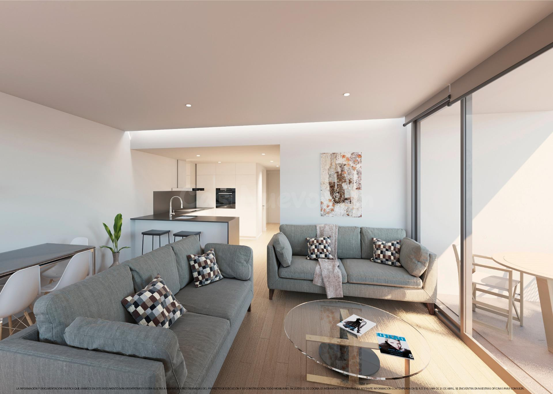 Espectacular planta baja de 2 habitaciones en Jacinto Verdaguer