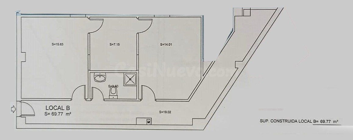 Local comercial 70m² en alquiler - Centro