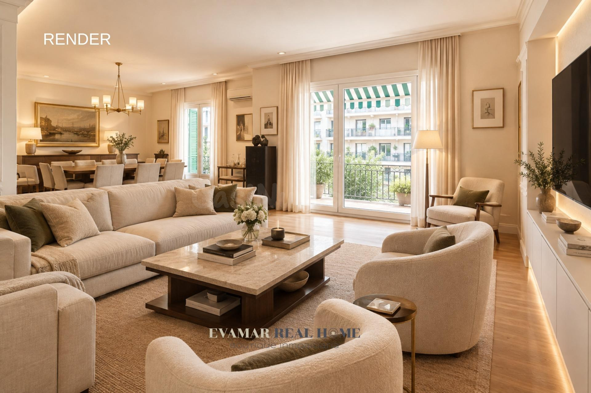 Exclusiva vivienda señorial de 214 m2 en Jaime III – Palma en una de las direcciones más prestigiosas y codiciadas de Palma