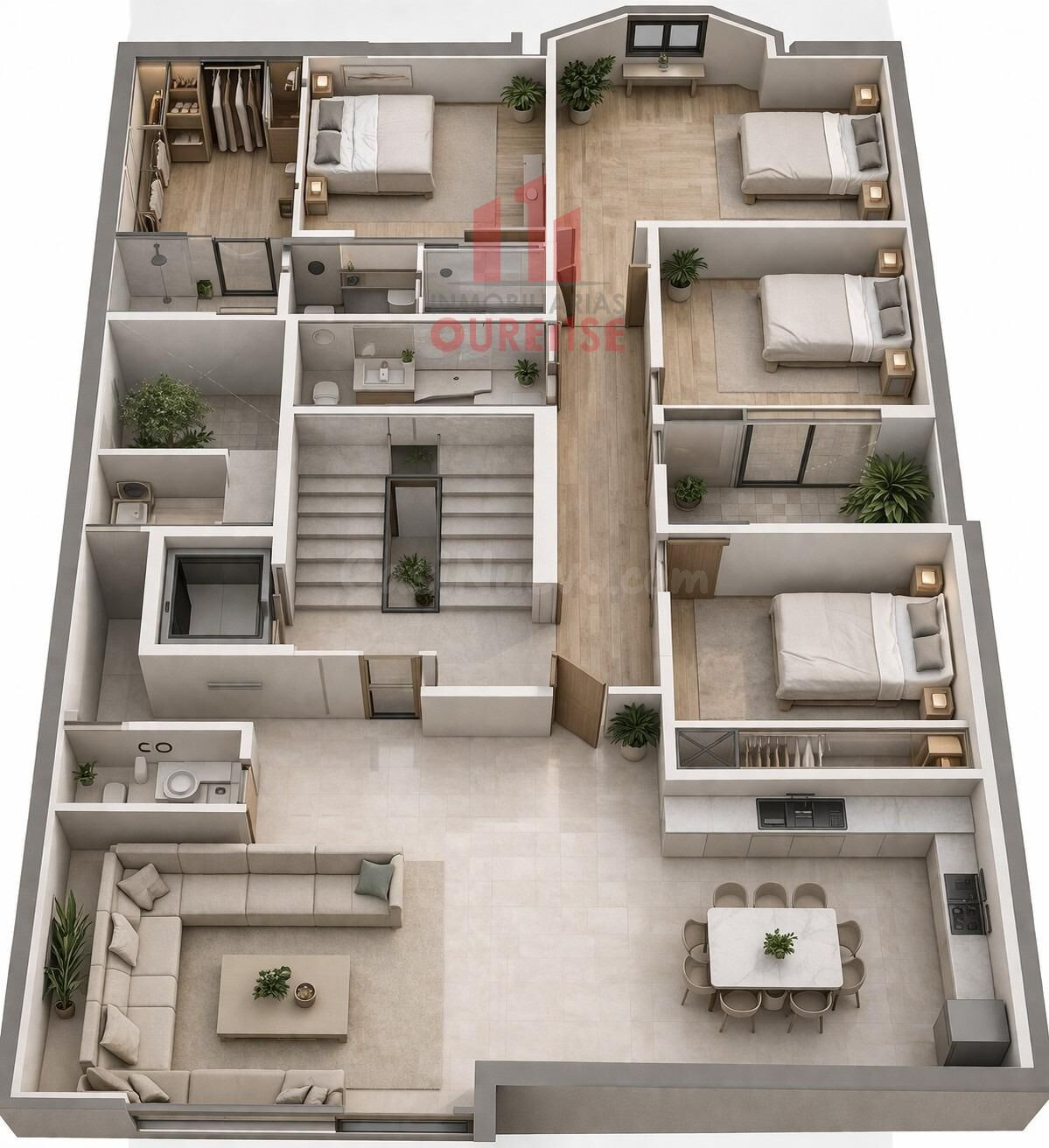 AMPLIA VIVIENDA A ESTRENAR SITUADA A POCOS METROS DEL CENTRO