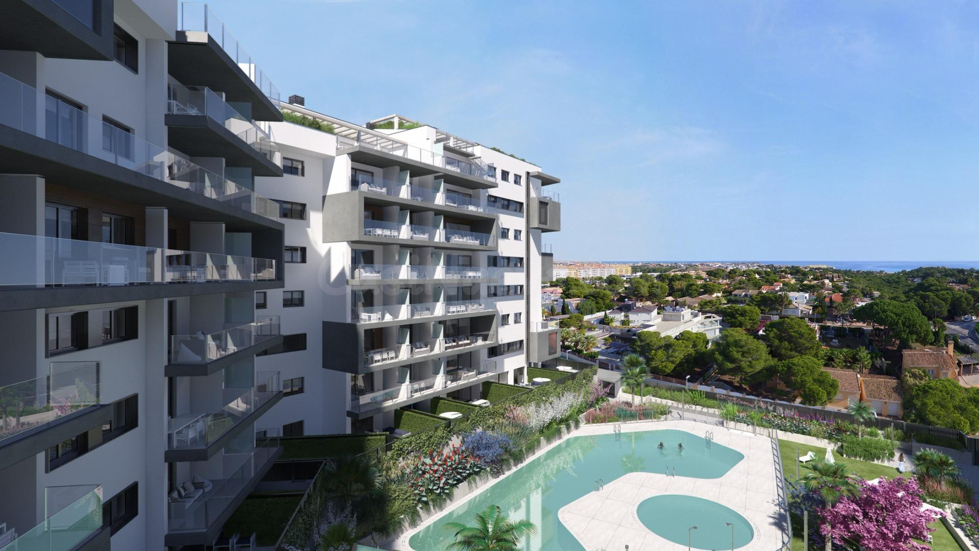 APARTAMENTOS DE OBRA NUEVA EN UN COMPLEJO RECIDENCIAL EN CAMPOAMOR