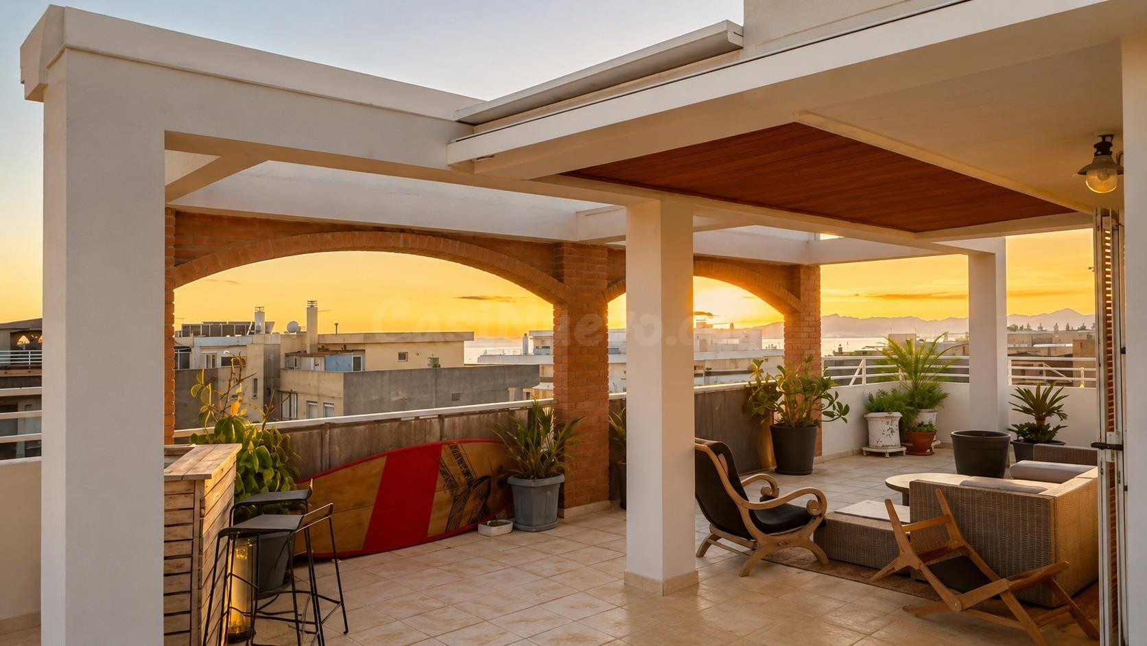 ESPECTACULAR ÁTICO CON TERRAZA DE 157M2 CON VISTA AL MAR