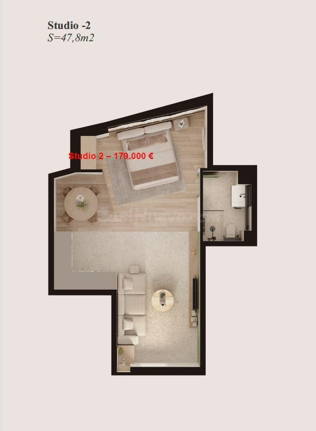 ESTUDIO EN PONIENTE A ESCASOS METROS DEL MAR REFORMADO