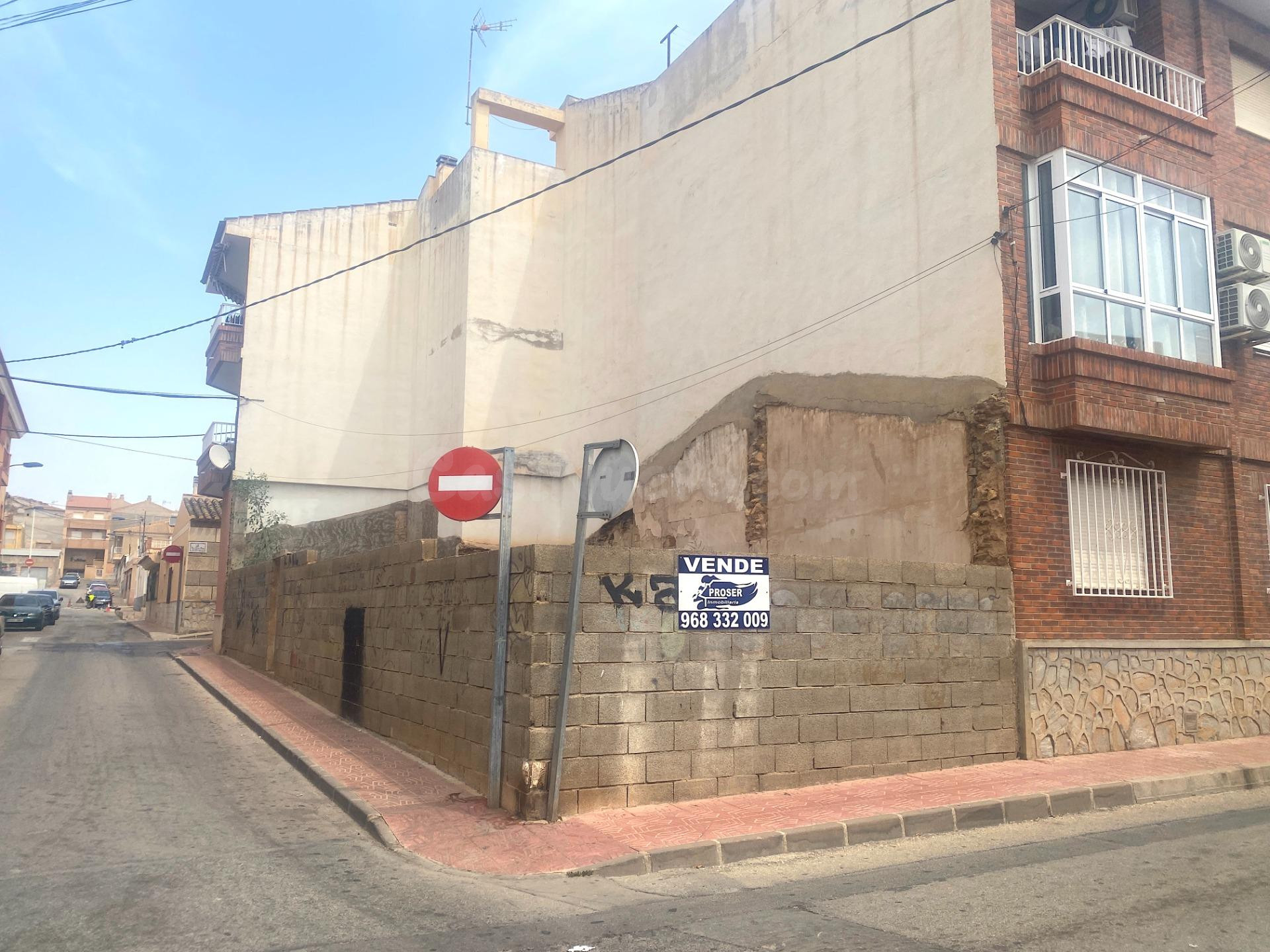 Solar urbano en venta en Mazarrón Pueblo