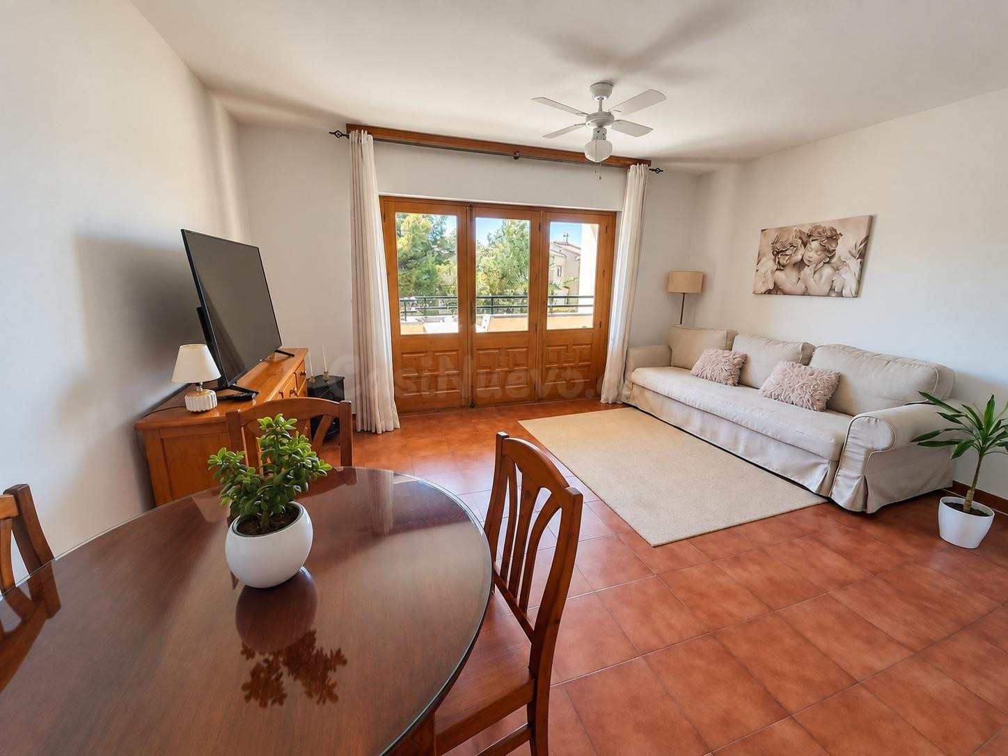 Apartamento en La Azohía con terraza, vistas panorámicas al mar y piscina