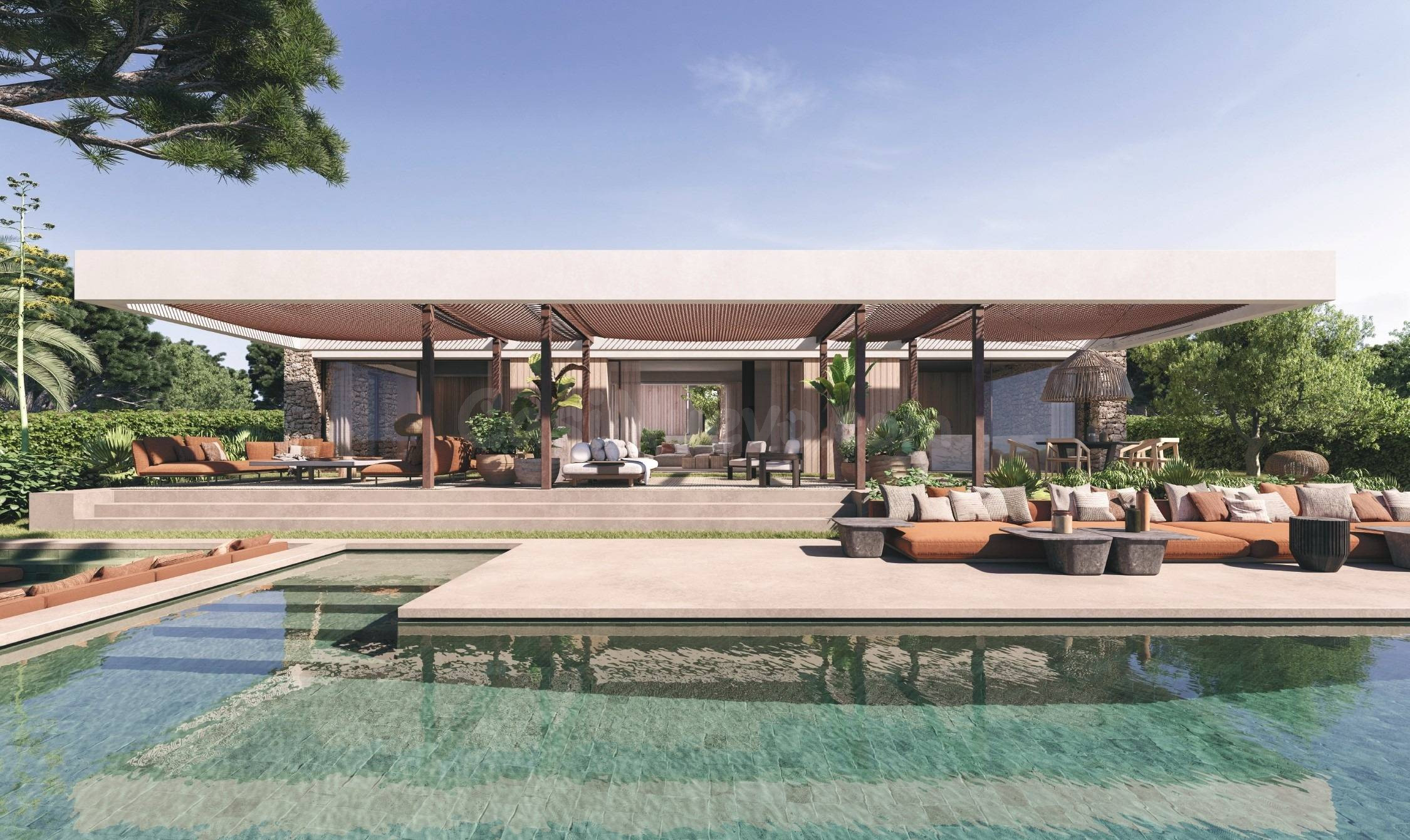 Proyecto de villa de lujo con licencia en Binidalí, Menorca