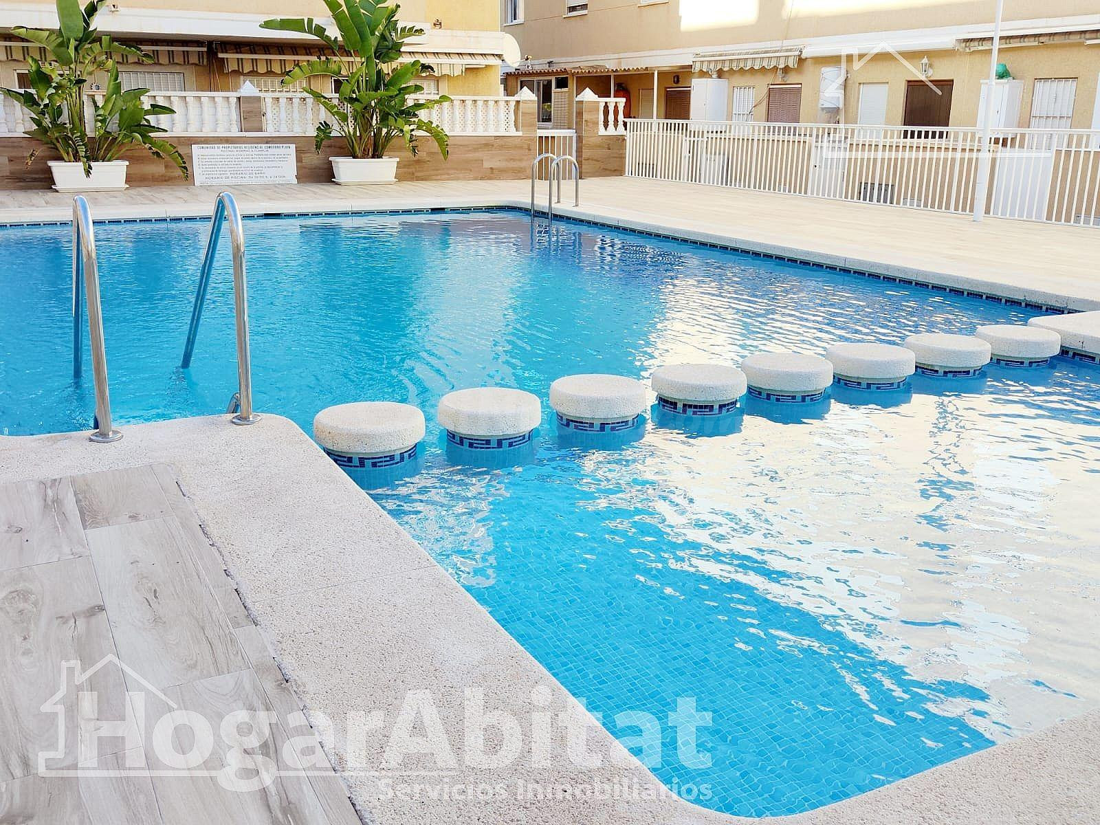 ¡LA GRAN PLAYA! ADOSADO EN RESIDENCIAL, LUMINOSO CON GARAJE, TERRAZA Y PISCINA