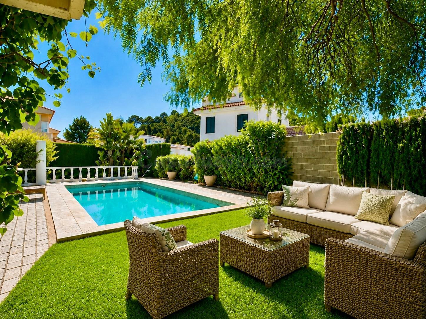 Exclusivo chalet de piedra natural en Alfinach | 1.100 m2 parcela + piscina salina