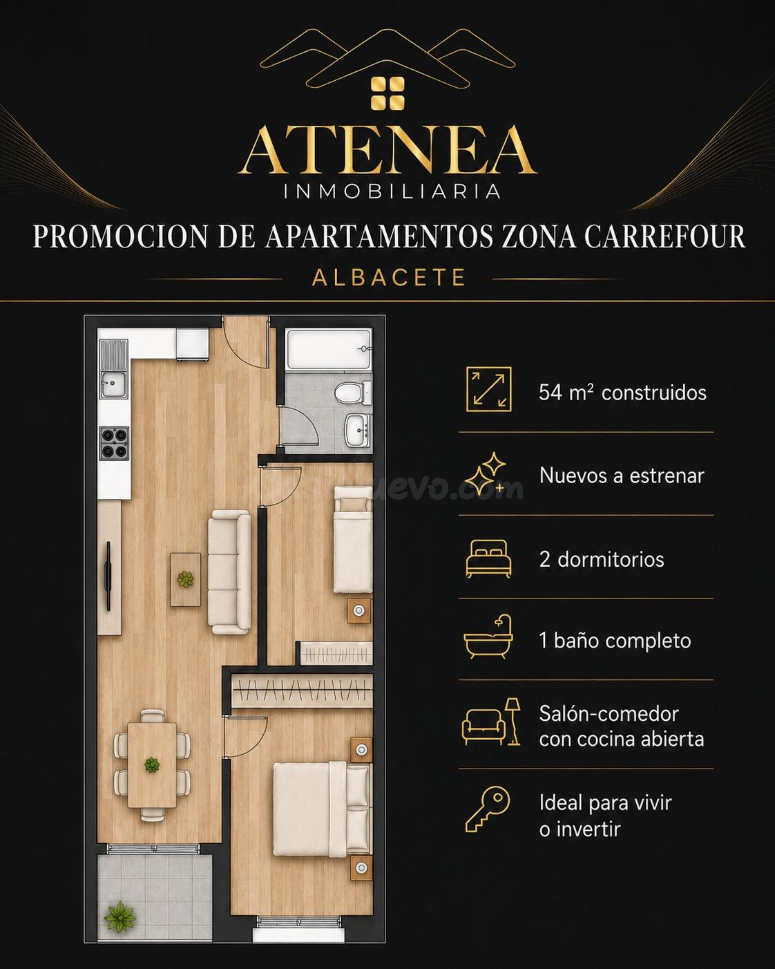 VENTA DE  APARTAMENTOS  ZONA CARREFOUR