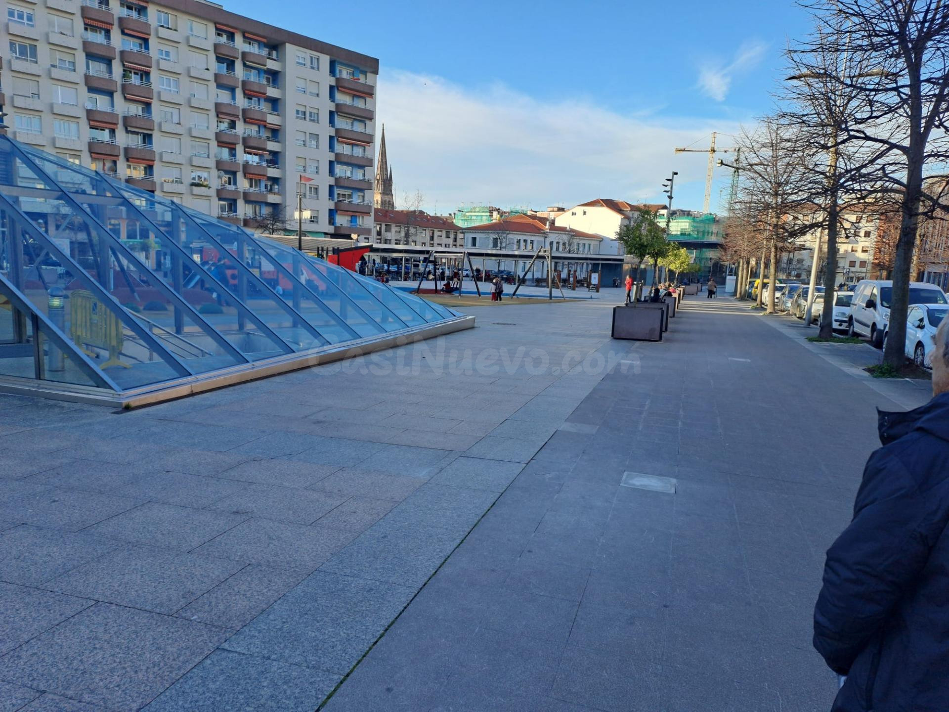 Plaza de aparcamiento en las Llamas de Torrelavega