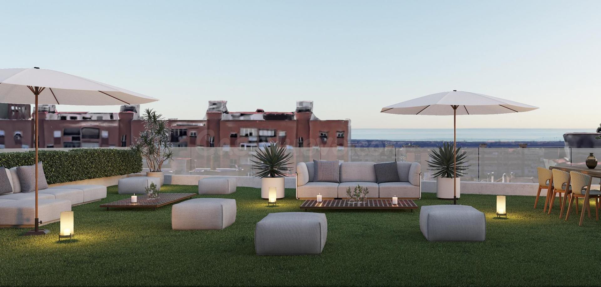 Ático 2 habitaciones 93m² en venta - La Princesa-Huelin