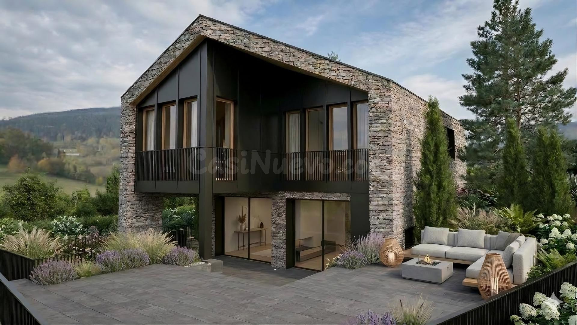 Casa de obra nueva en construcción en Juberri