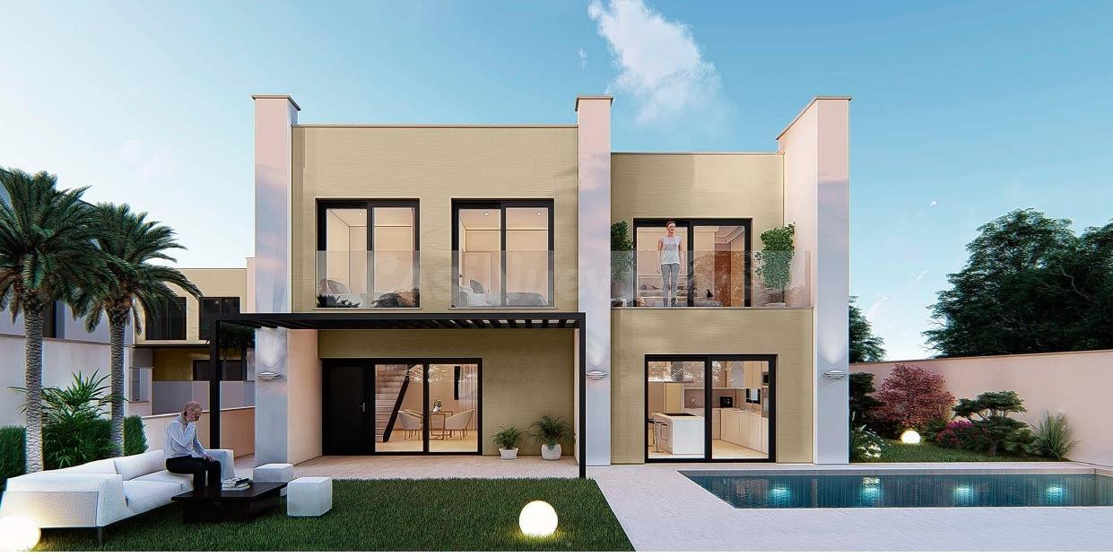 Villa de nueva construcción con 3 dormitorios y piscina privada a la venta en San Juan de Alicante