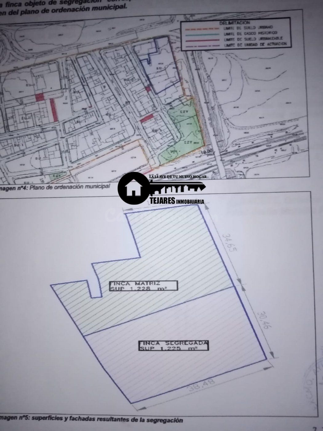 INMOBILIARIA TEJARES VENDE TERRENO URBANO EN CHINCHILLA