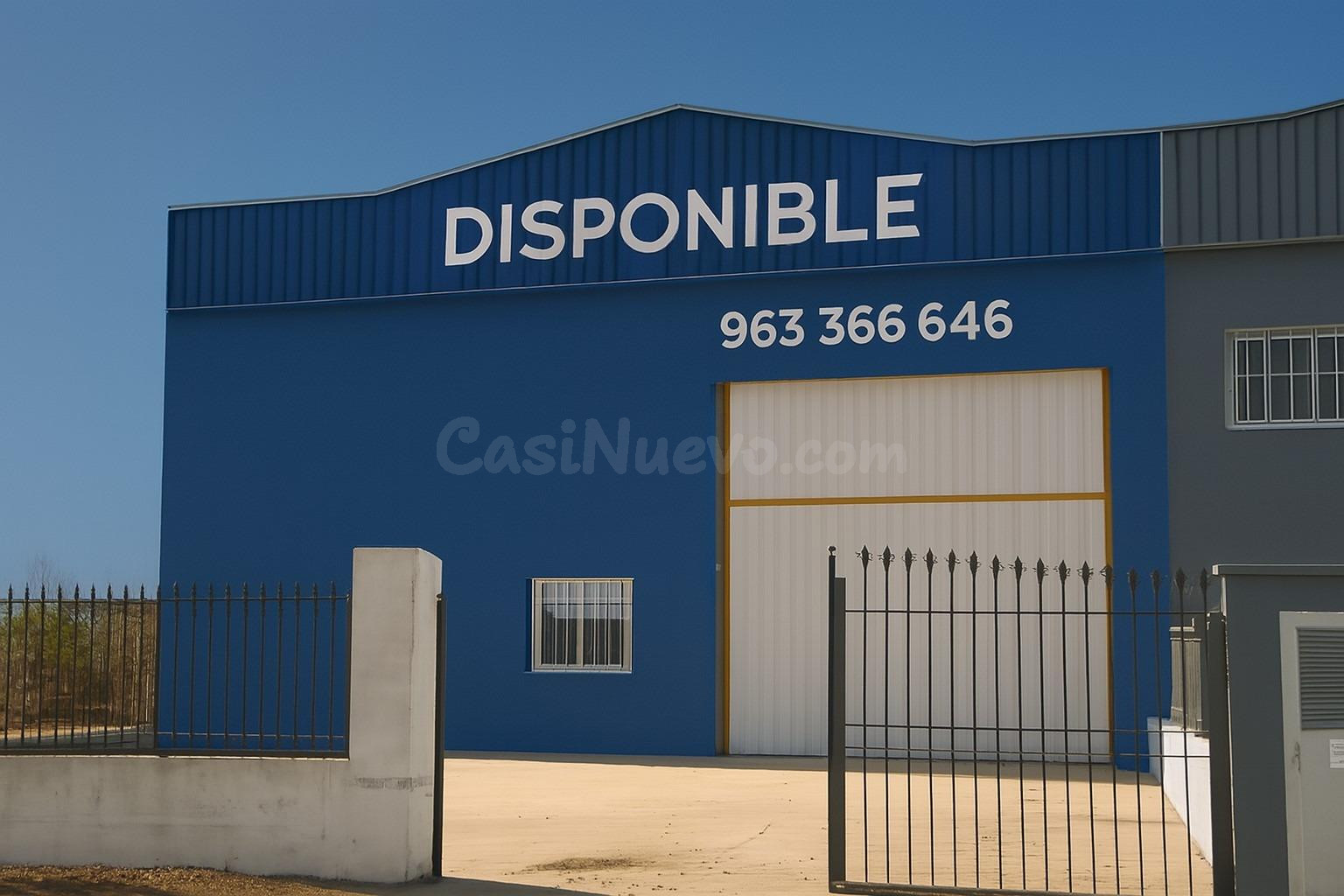 ALQUILER NAVE INDUSTRIAL EN P. OLIVERAL RIBA-ROJA DE TURIA 1ª LINEA