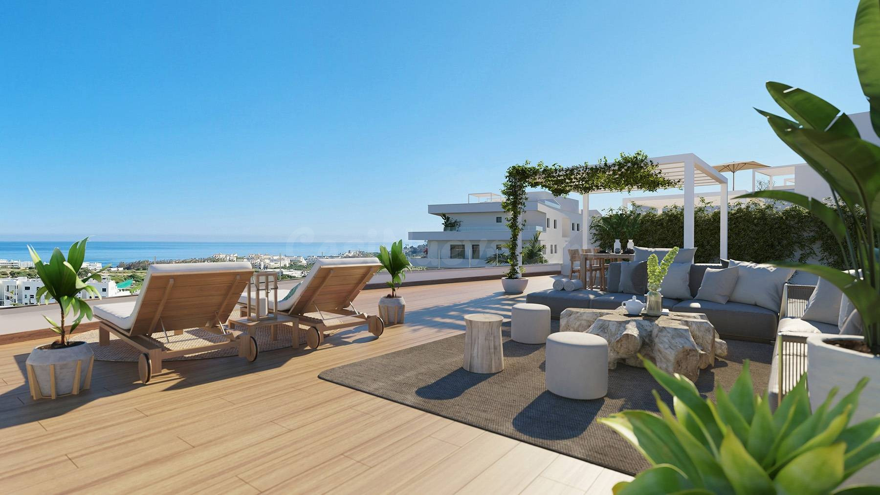 Lujoso ático dúplex con solárium en venta en la Gaspara, Estepona. Málaga
